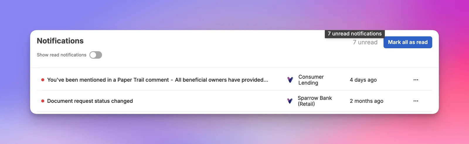 Comment Notification
