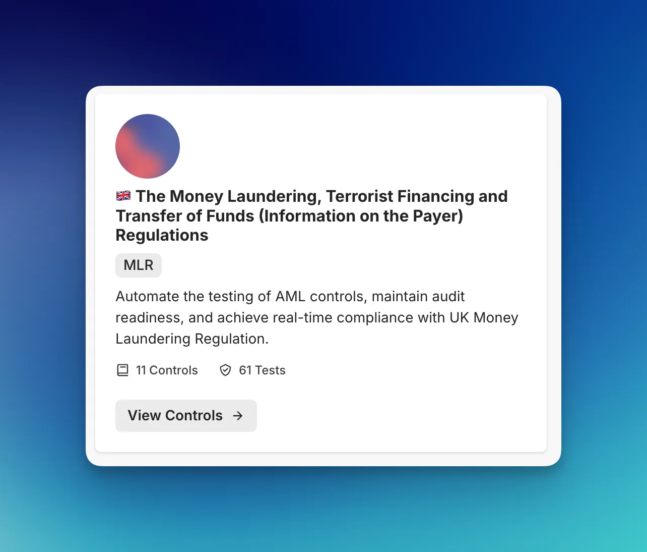 The UK MLR Framework